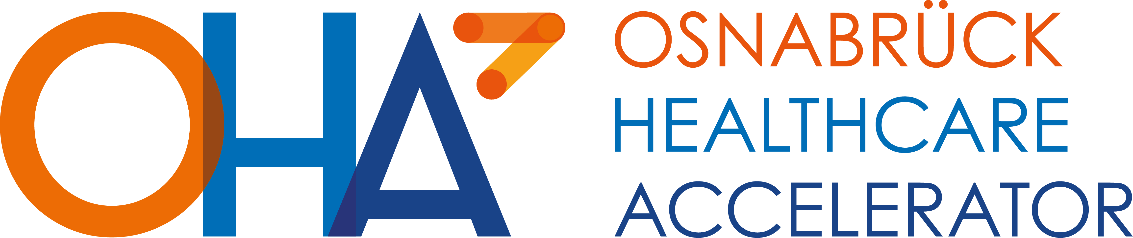 OHA Logo Schrift neben Bildmarke RGB
